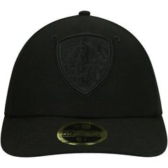 Baltimore Ravens New Era Black on Black Low Profile 59FIFTY II Fitted Hat - Black sale