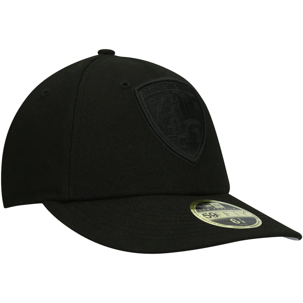 Baltimore Ravens New Era Black on Black Low Profile 59FIFTY II Fitted Hat - Black sale