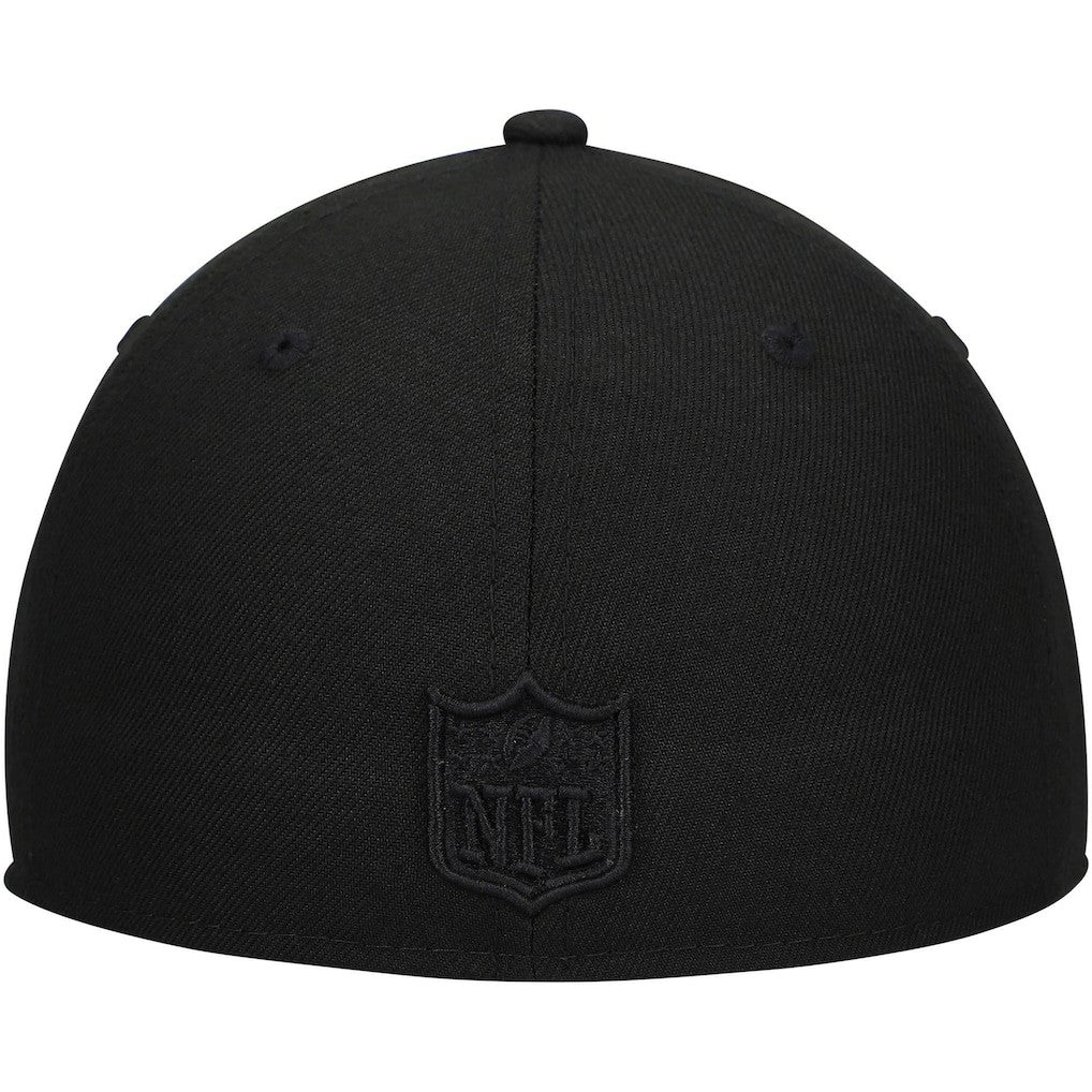 Cleveland Browns New Era Historic Logo Black on Black Low Profile 59FIFTY II Fitted Hat - Black outlet
