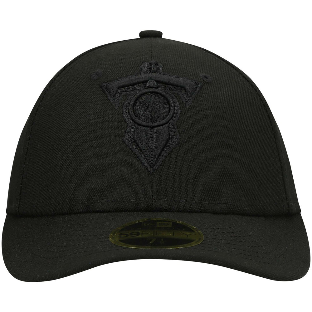 Tennessee Titans New Era Alternate Logo Black on Black Low Profile 59FIFTY II Fitted Hat - Black outlet