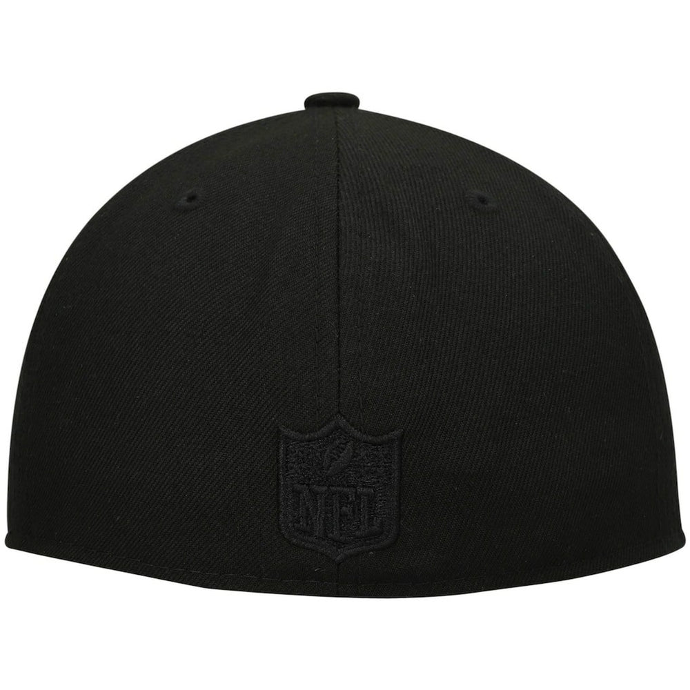 New Orleans Saints New Era Historic Logo Black on Black Low Profile 59FIFTY II Fitted Hat - Black cheap