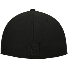 New Orleans Saints New Era Historic Logo Black on Black Low Profile 59FIFTY II Fitted Hat - Black cheap