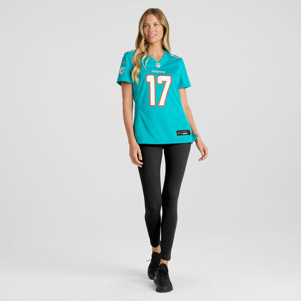 Jaylen Waddle Miami Dolphins Women's Game Player Jersey - Aqua | Nike sale