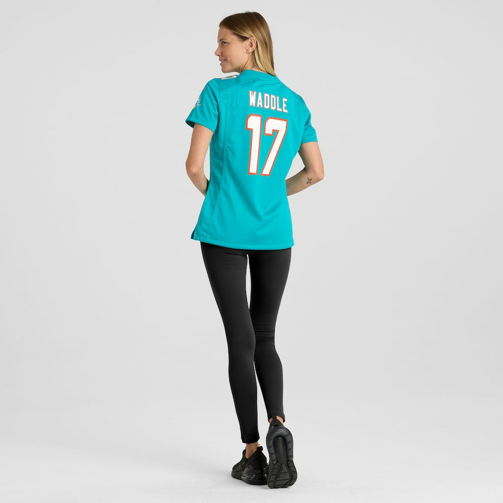 Jaylen Waddle Miami Dolphins Women's Game Player Jersey - Aqua | Nike sale
