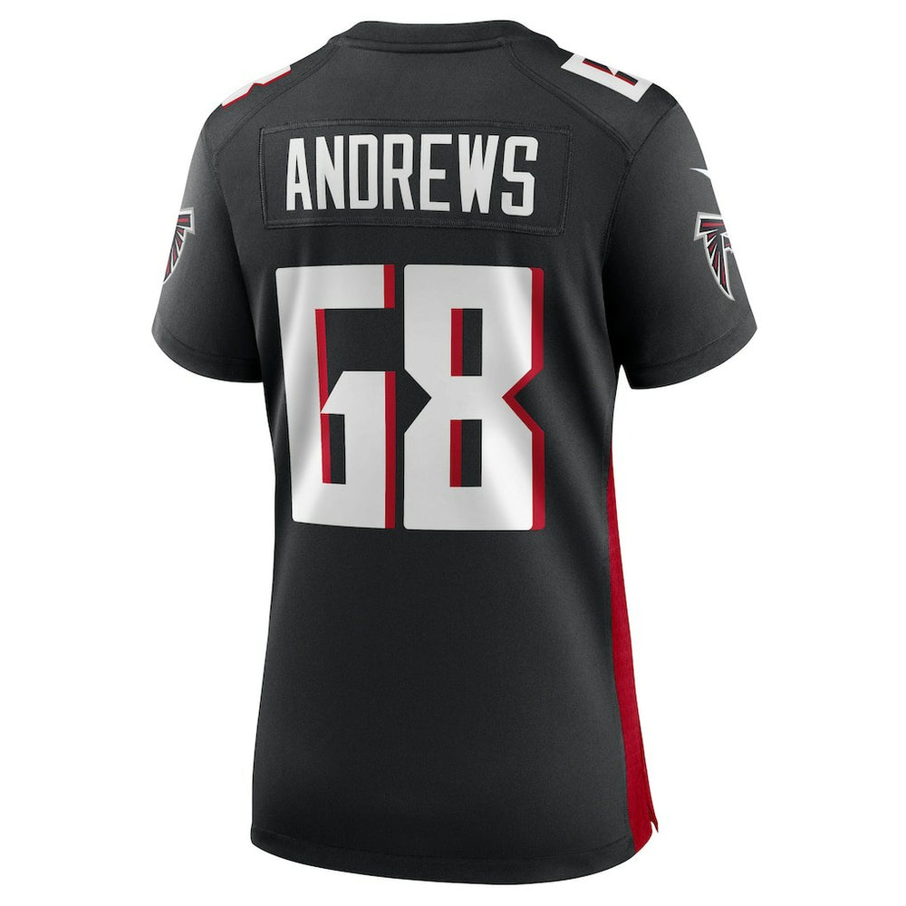 Josh Andrews Atlanta Falcons Women's Game Player Jersey - Black | Nike cheap