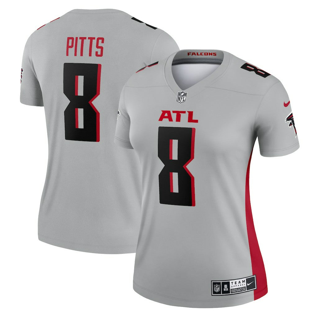 Kyle Pitts Sr. Atlanta Falcons Women's Inverted Legend Player Performance Top - Gray | Nike for sale