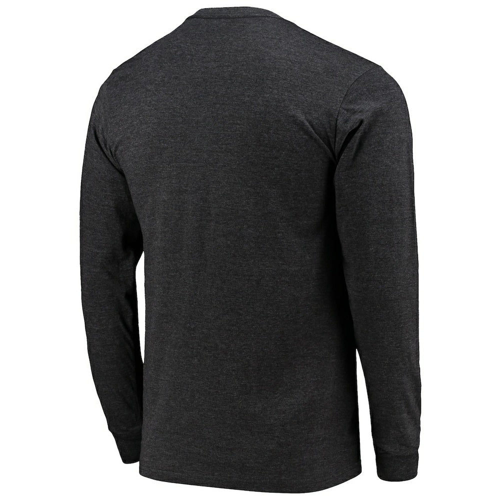 Carolina Panthers Starter Halftime Long Sleeve T-Shirt - Heathered Black discount