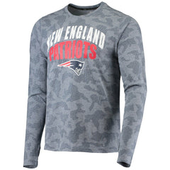 New England Patriots MSX by Michael Strahan Camo Performance Long Sleeve T-Shirt - Navy for sale