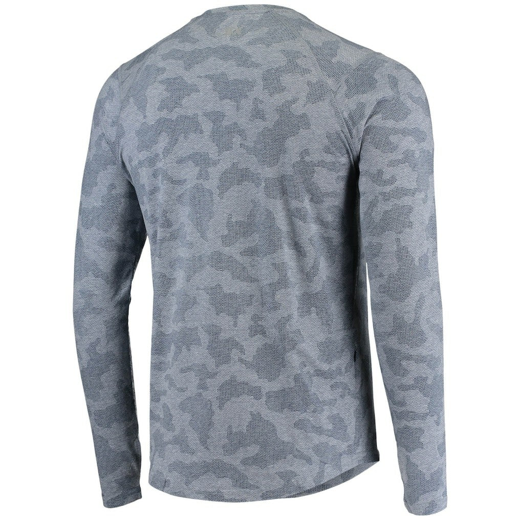 New England Patriots MSX by Michael Strahan Camo Performance Long Sleeve T-Shirt - Navy for sale