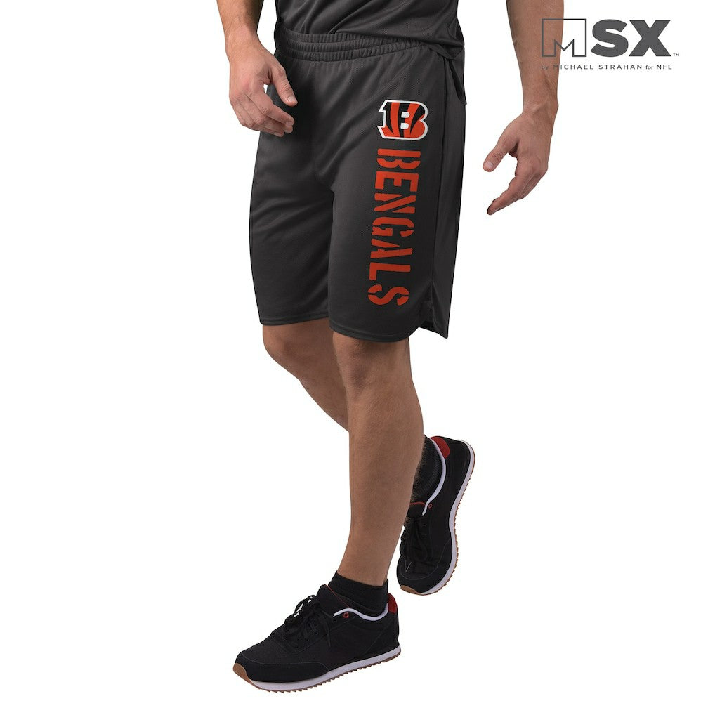 Cincinnati Bengals MSX by Michael Strahan Training Shorts - Black cheap