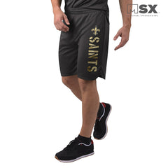 New Orleans Saints MSX by Michael Strahan Training Shorts - Black sale