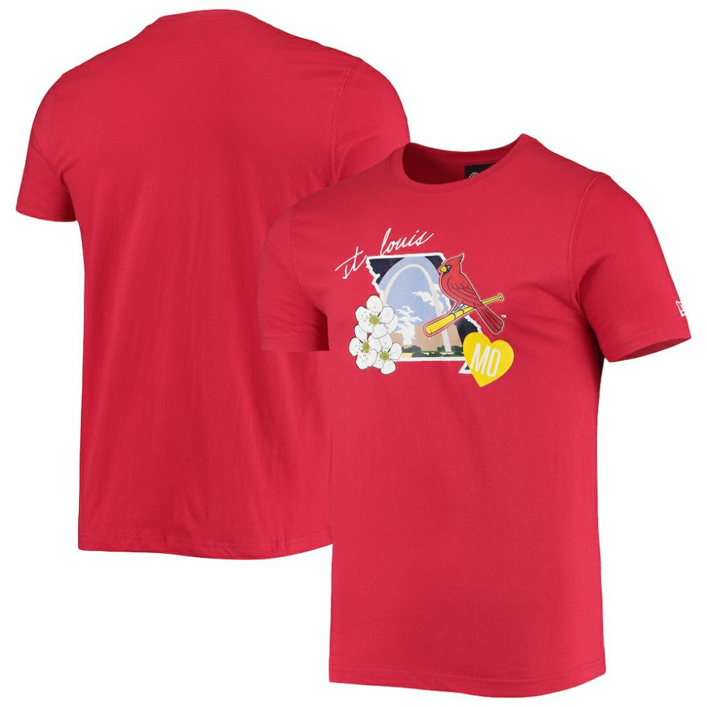 St. Louis Cardinals City Cluster T-Shirt - Red | New Era