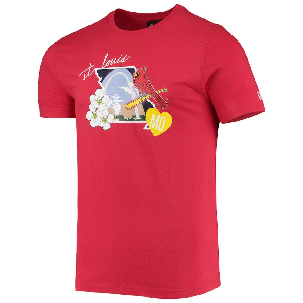 St. Louis Cardinals City Cluster T-Shirt - Red | New Era