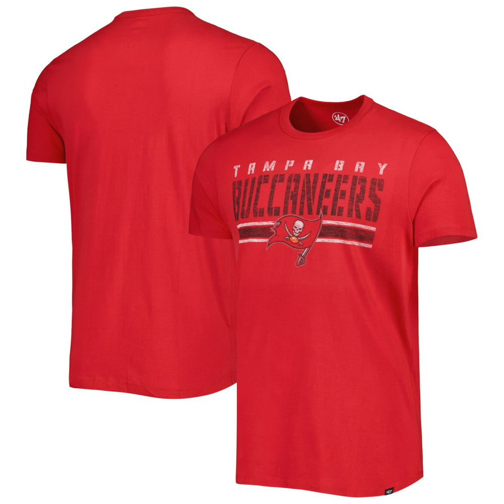Tampa Bay Buccaneers '47 Team Stripe T-Shirt - Red on sale