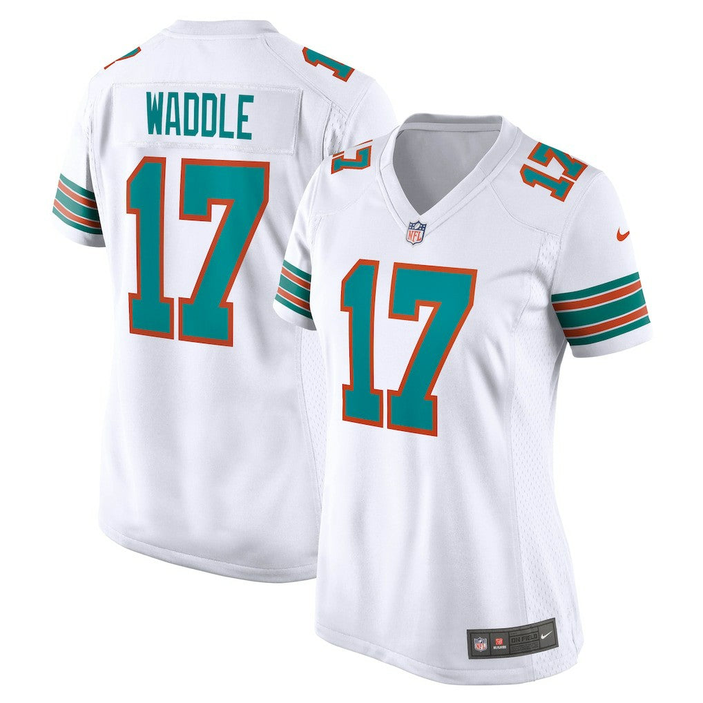 Jaylen Waddle Miami Dolphins Women's Game Jersey - White | Nike for sale