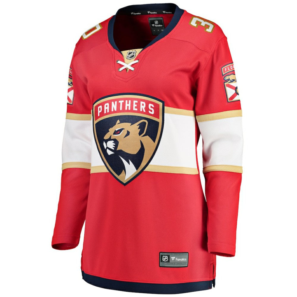Spencer Knight Florida Panthers Fanatics Women's Home Breakaway Jersey Red