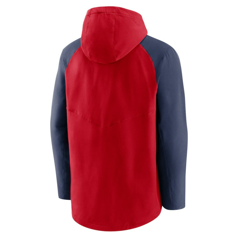 St. Louis Cardinals Authentic Collection Performance Raglan Full-Zip Hoodie - Red/Navy | Nike