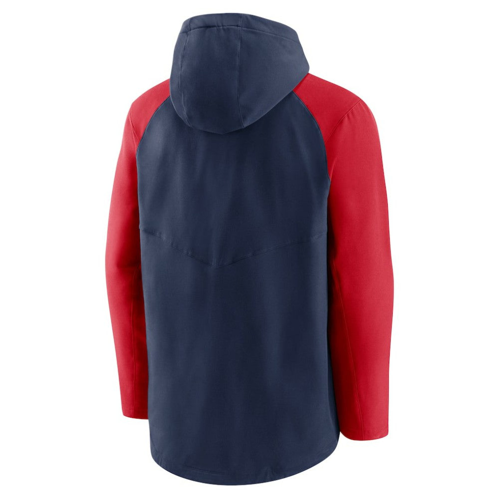Boston Red Sox Authentic Collection Performance Raglan Full-Zip Hoodie - Navy/Red | Nike