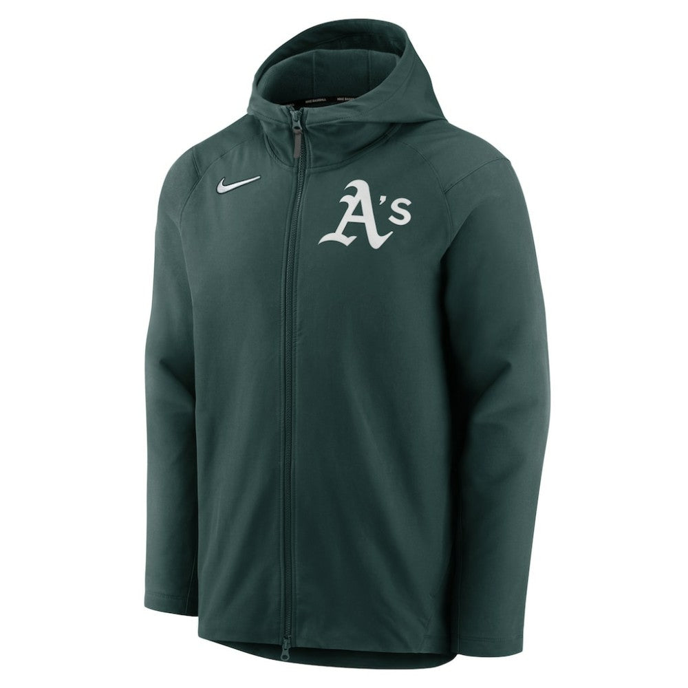 Athletics Authentic Collection Performance Raglan Full-Zip Hoodie - Green | Nike