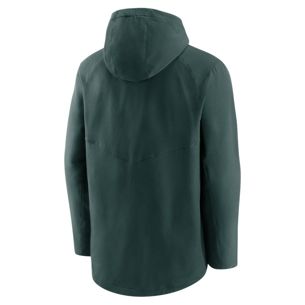 Athletics Authentic Collection Performance Raglan Full-Zip Hoodie - Green | Nike