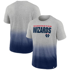 Washington Wizards Board Crasher Dip-Dye T-Shirt - Heathered Gray/Navy | Fanatics sale