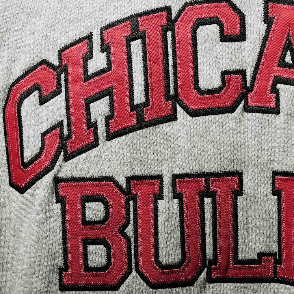Chicago Bulls Hardwood Classics Big & Tall Throwback Pullover Hoodie sale - Heathered Gray | Mitchell & Ness cheap
