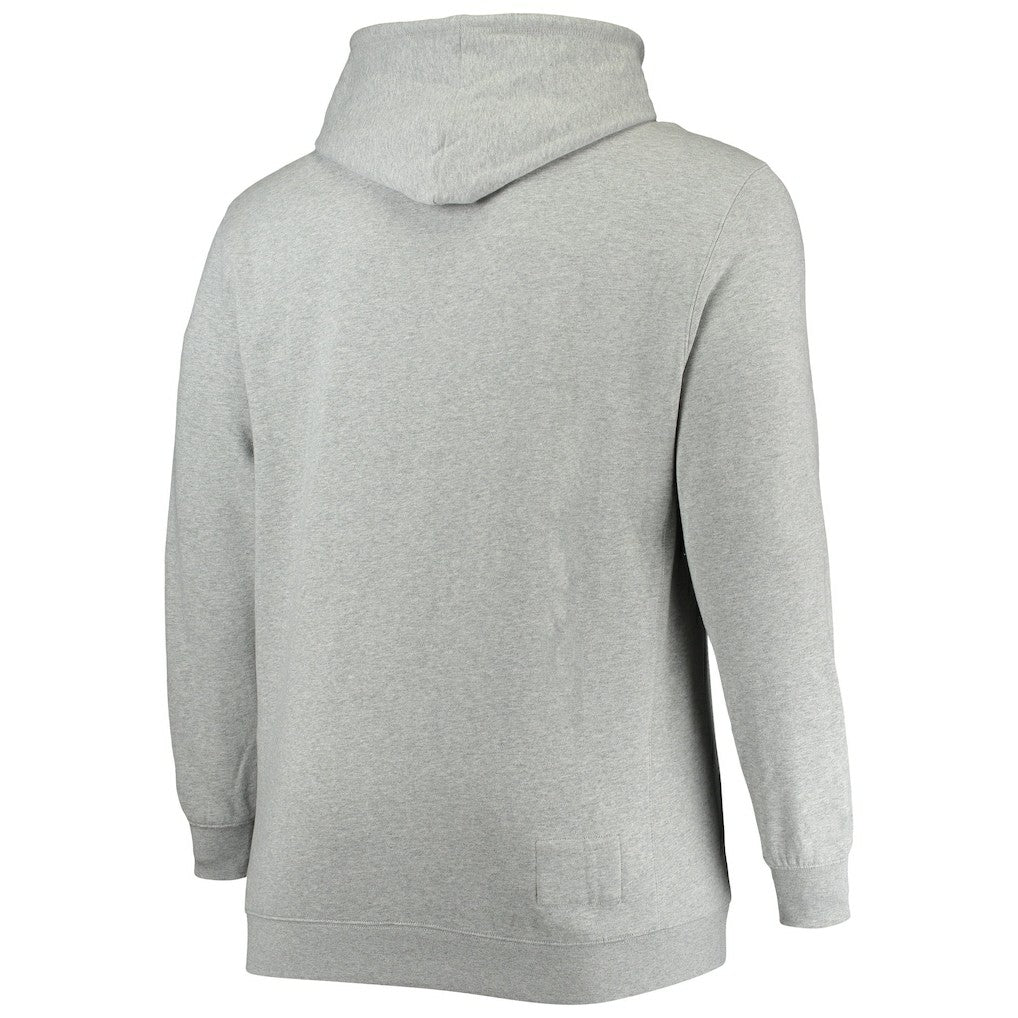 Chicago Bulls Hardwood Classics Big & Tall Throwback Pullover Hoodie sale - Heathered Gray | Mitchell & Ness cheap