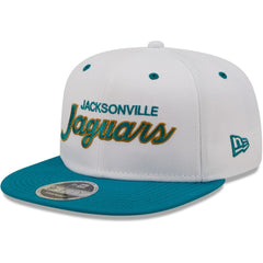 Jacksonville Jaguars New Era Sparky Original 9FIFTY Snapback Hat - White/Teal online