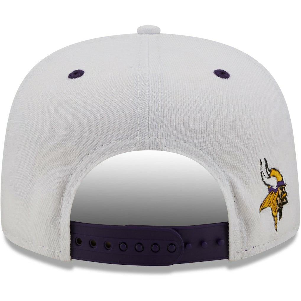 Minnesota Vikings New Era Sparky Original 9FIFTY Snapback Hat - White/Purple sale
