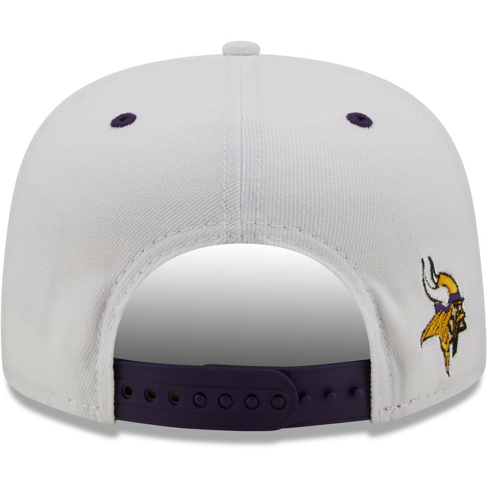 Minnesota Vikings New Era Sparky Original 9FIFTY Snapback Hat - White/Purple sale