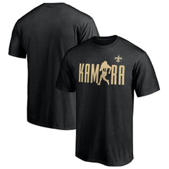 Alvin Kamara New Orleans Saints Checkdown T-Shirt - Black online