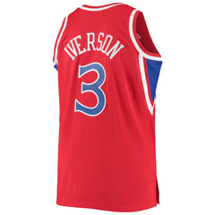 Allen Iverson Philadelphia 76ers 1996/97 Big & Tall Hardwood Classics Swingman Jersey - Red | Mitchell & Ness discount