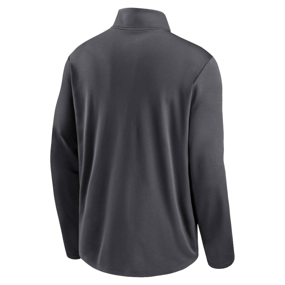 Athletics Diamond Icon Pacer Performance Quarter-Zip Windbreaker Top - Anthracite | Nike