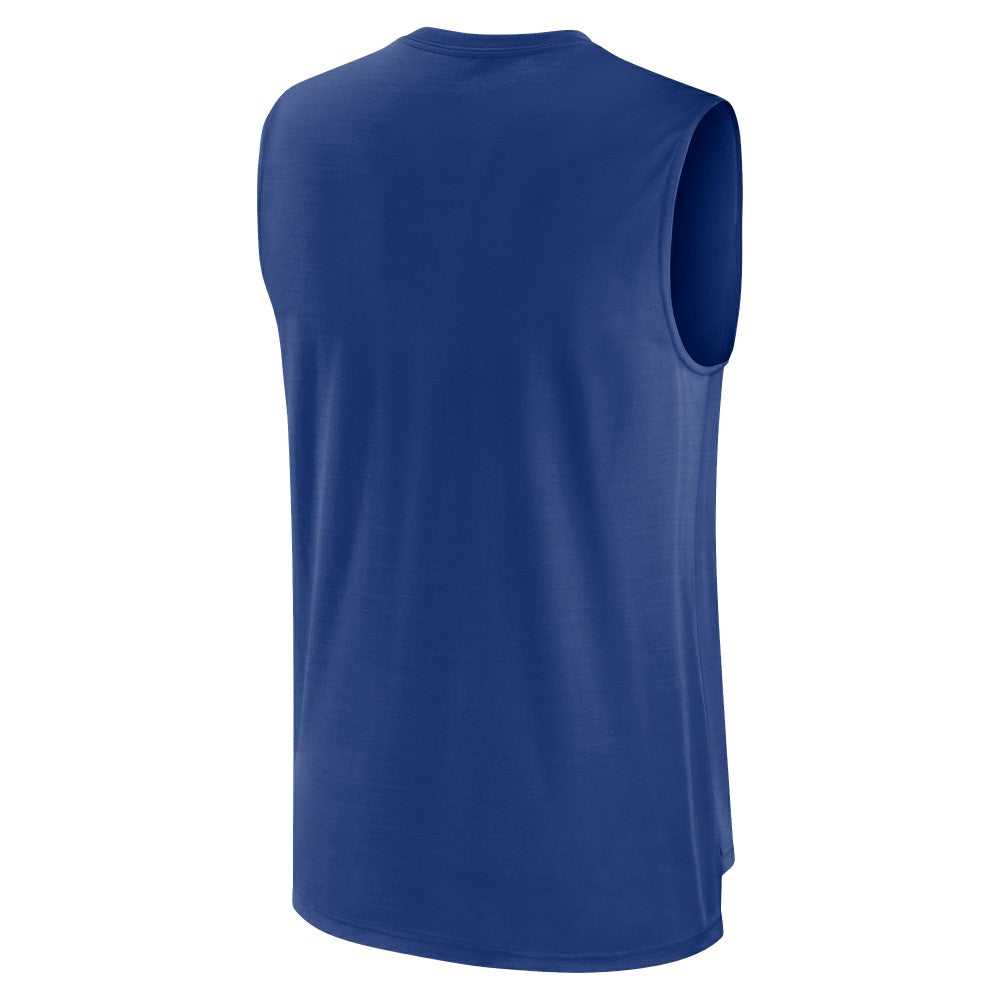 Kansas City Royals Knockout Stack Exceed Performance Muscle Tank Top -Royal | Nike