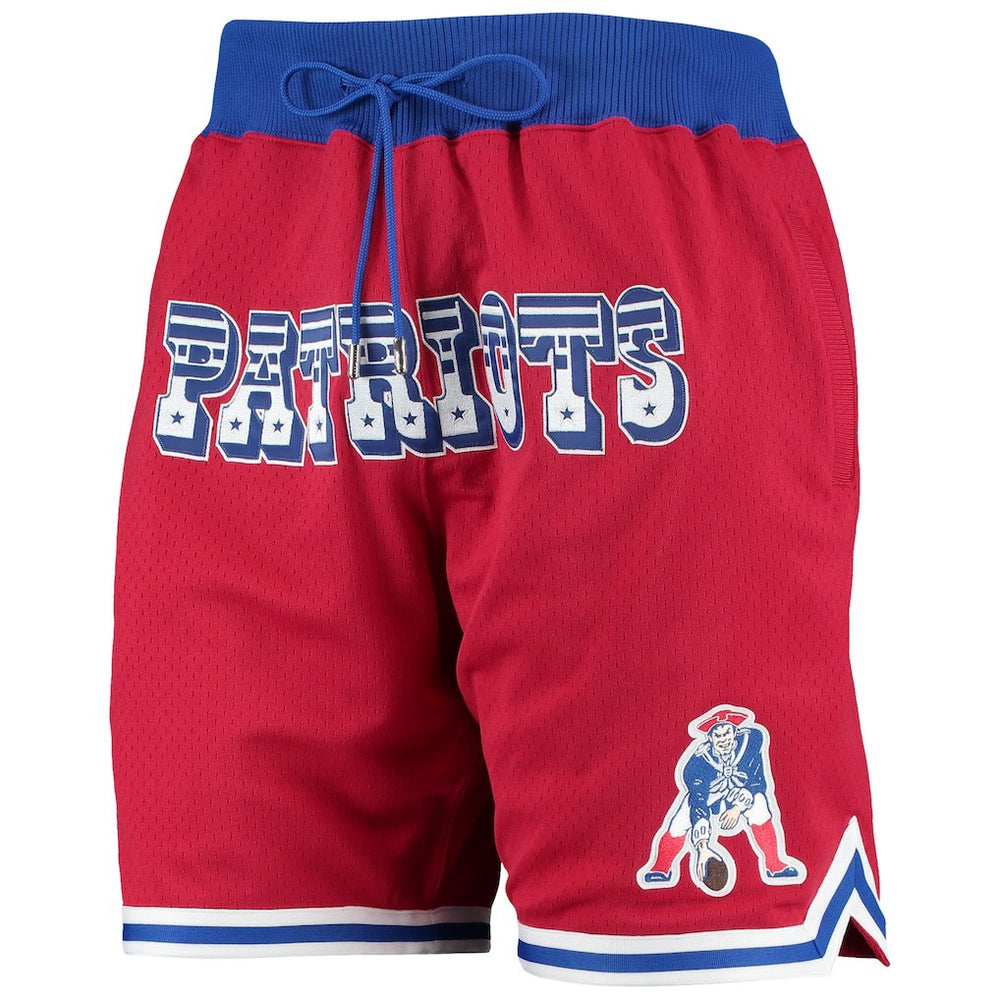 New England Patriots Just Don Gold Rush Shorts - Red outlet