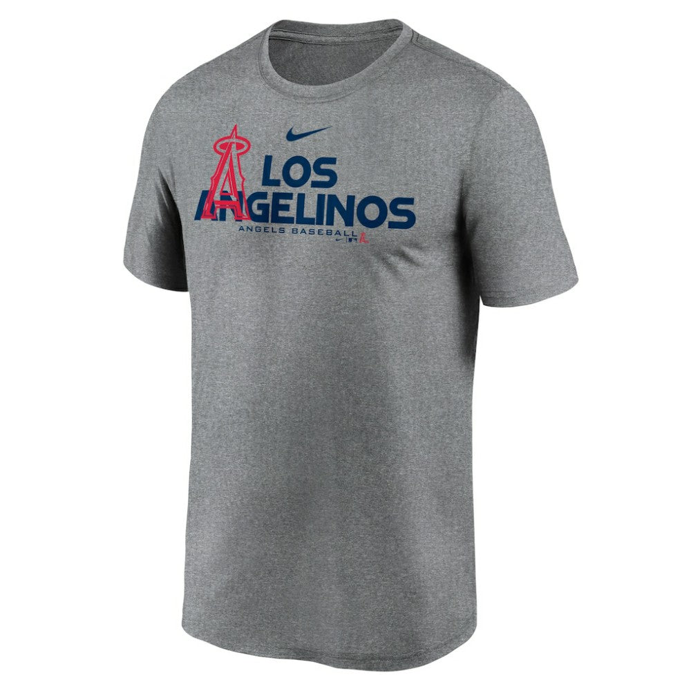 Los Angeles Angels Local Rep Legend Performance T-Shirt - Heathered Charcoal | Nike