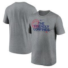 Chicago Cubs Local Rep Legend Performance T-Shirt - Heathered Charcoal | Nike