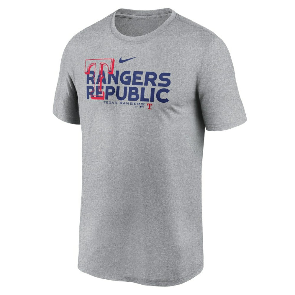Texas Rangers Local Rep Legend Performance T-Shirt - Heathered Charcoal | Nike