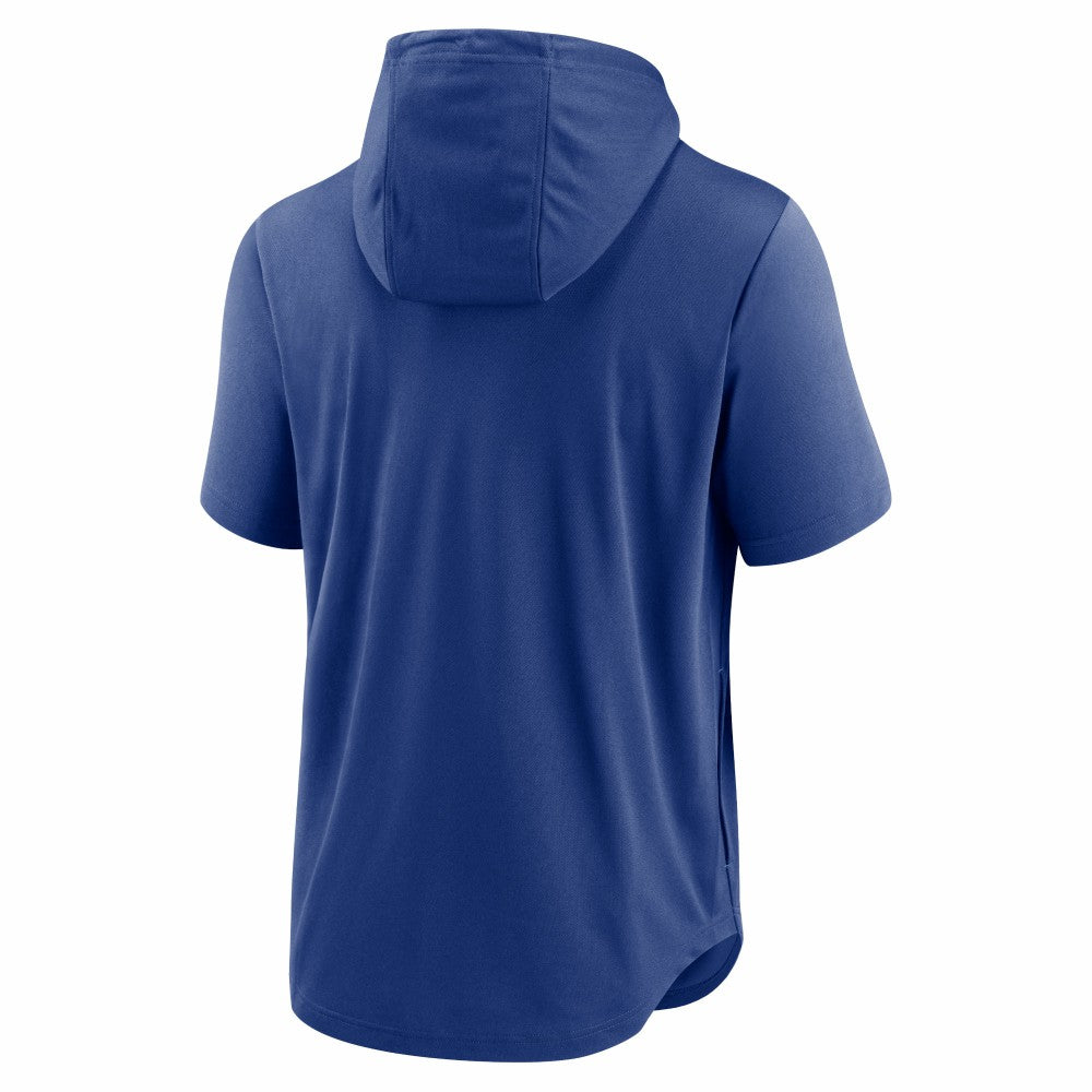 Kansas City Royals Lockup Performance Short Sleeve Lightweight Hooded Top - Royal | Nike