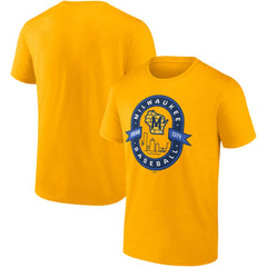 Milwaukee Brewers Iconic Glory Bound T-Shirt - Gold