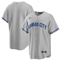 Kansas City Royals Road Replica Team Jersey - Gray | Nike