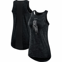 Chicago White Sox Women's Logo Fade High Neck Performance Tank Top - Black | Nike