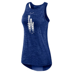 Los Angeles Dodgers Women's Logo Fade High Neck Performance Tank Top - Royal | Nike