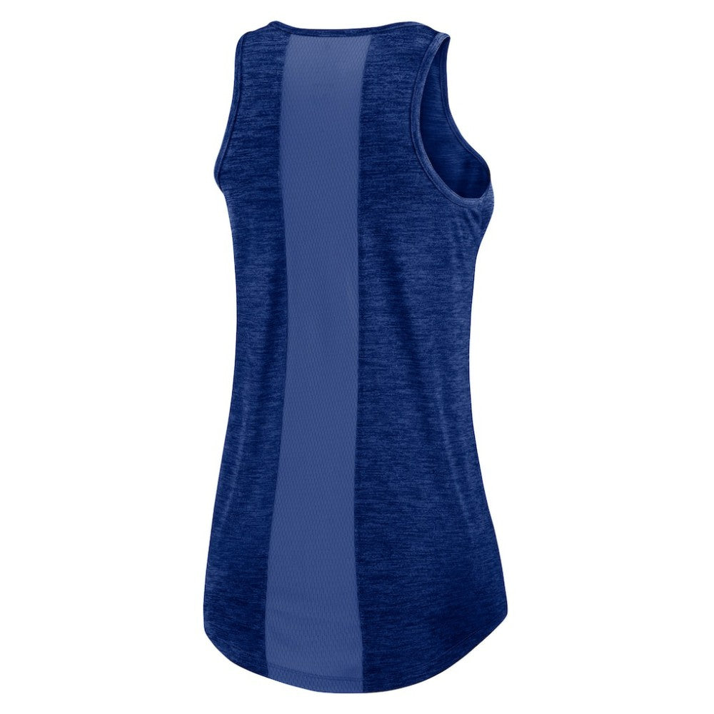 Los Angeles Dodgers Women's Logo Fade High Neck Performance Tank Top - Royal | Nike