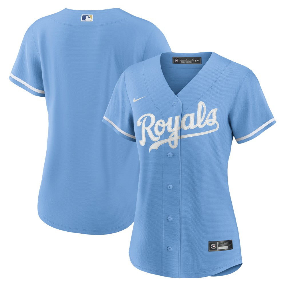 Kansas City Royals Women's Alternate Replica Team Logo Jersey - Light Blue | Nike