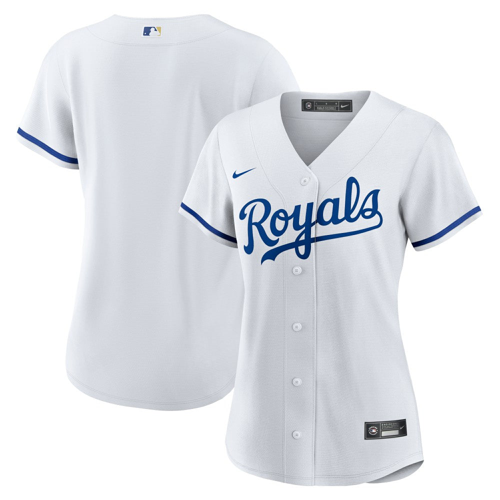 Kansas City Royals Women's Home Replica Team Logo Jersey - White | Nike
