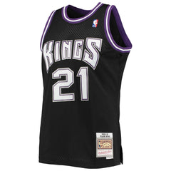 Vlade Divac Sacramento Kings 2000/01 Hardwood Classics Swingman Jersey - Black | Mitchell & Ness cheap