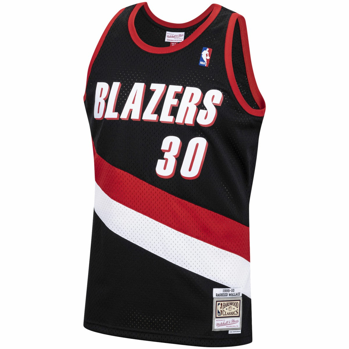 Rasheed Wallace Portland Trail Blazers 1999/00 Hardwood Classics Swingman Jersey - Black | Mitchell & Ness sale