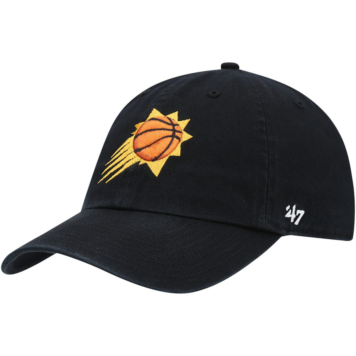 Phoenix Suns '47 Core Logo Clean Up Adjustable Hat - Black | 47 brand outlet