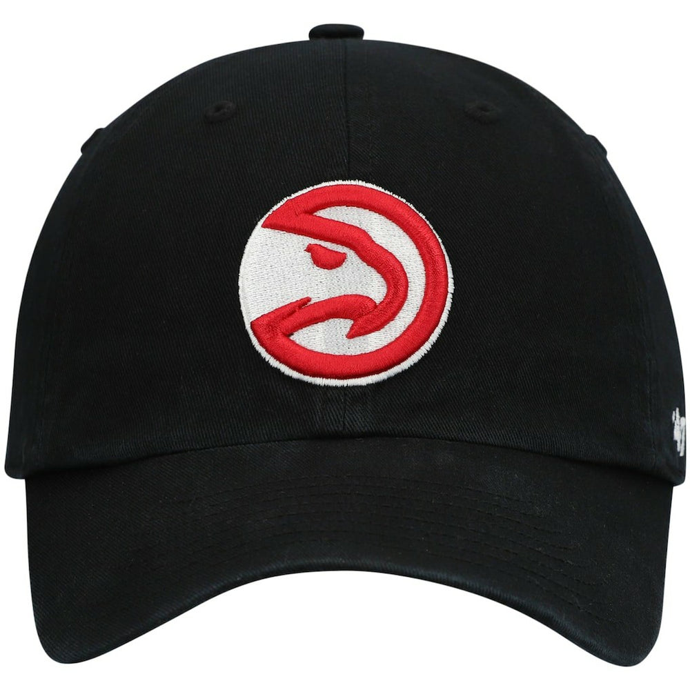 Atlanta Hawks '47 Core Logo Clean Up Adjustable Hat - Black | 47 brand discount